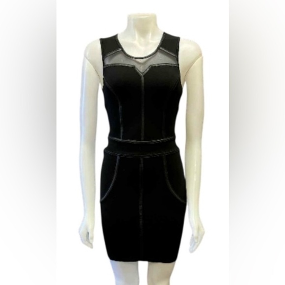 Lady Dutch Dress Black Bodycon Sleeveless Size XS EUC - Picture 9 of 9